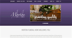 Desktop Screenshot of mortonfh.com